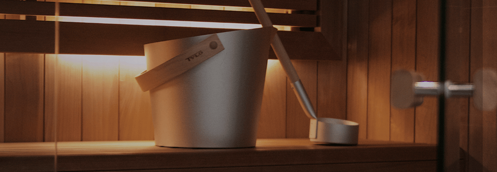 Bastu hink och skopa