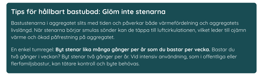 Byt ut stenarna i ditt aggregat